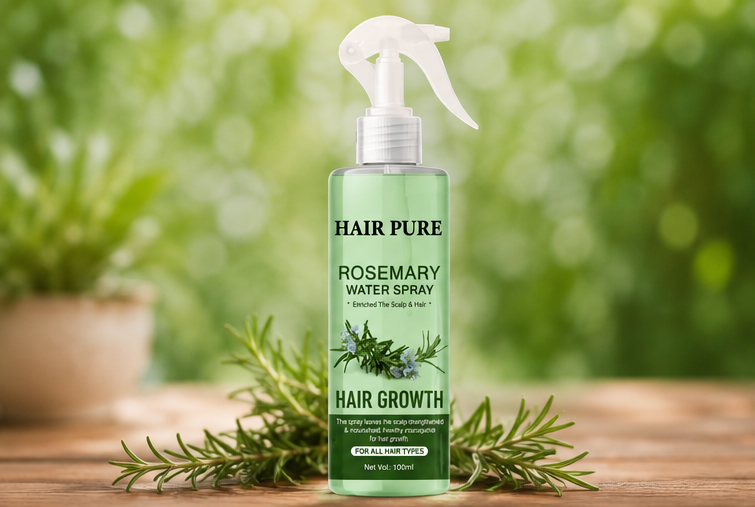 Hair Pure Rosemary Hair Spray 100ml | Unisex Hair Spray for All Hair Types